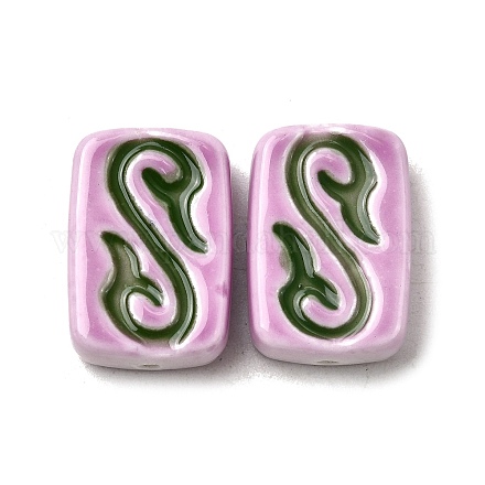 Фарфоровые бусины ручной работы PORC-K010-02C-1