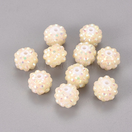 Chunky Resin Rhinestone Beads RB-G170-03-1