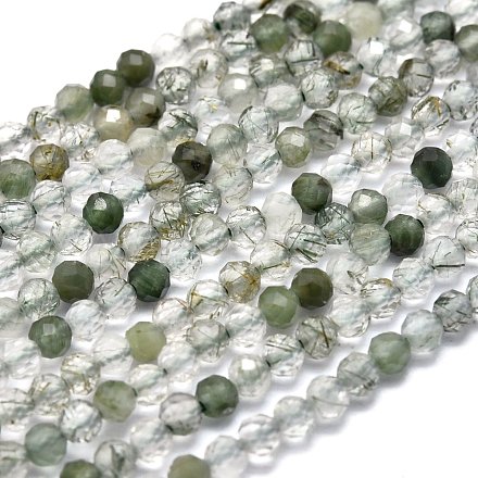 Natürlichen Rutilquarz Perlen Stränge G-P438-C04-2.5mm-1