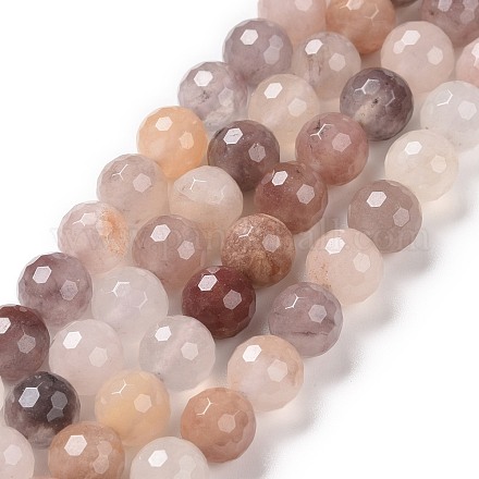 Chapelets de perles de quartz naturel G-E571-02B-1