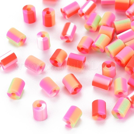 Fixed Mixed 3 Style Handmade Polymer Clay Beads CLAY-S096-012A-1