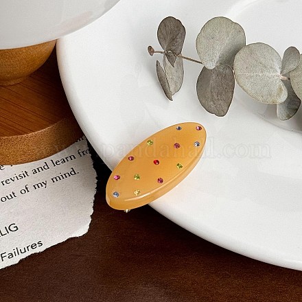 Мини-заколки для волос из ацетата целлюлозы в виде крокодиловой кожи PW-WGD688C-04-1