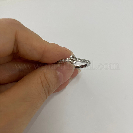 Кольца из латуни с микропаве FS-WGE303B-45-1