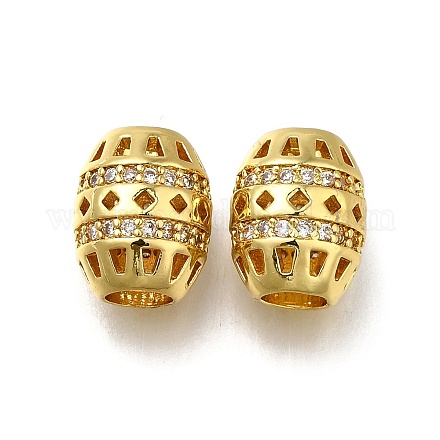 Латунь микропаве прозрачный кубический цирконий европейский бисер ZIRC-I070-135G-1