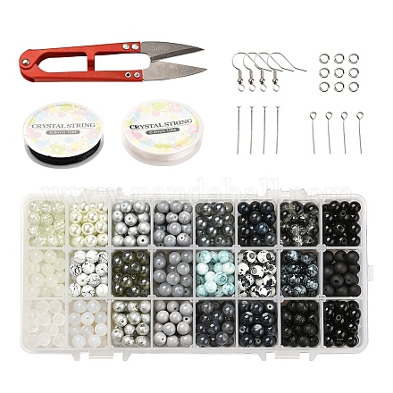 Bracelets de bricolage et kits de fabrication de boucles d'oreilles DIY-YW0001-81P-1