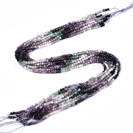 Природных драгоценных камней смешанного бисер нитей&nbsp;G-D080-A01-02-23-1