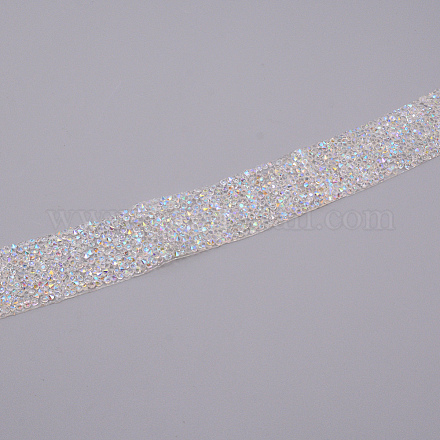 Glitter Resin Hotfix Rhinestone DIY-FG0001-50-1