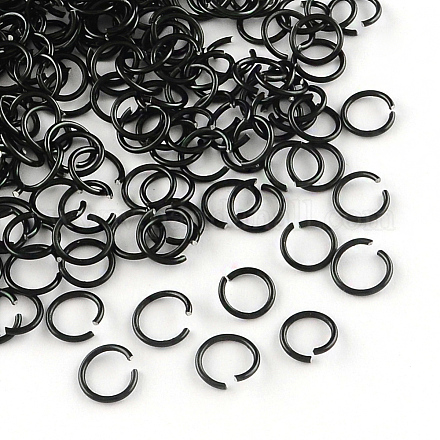 Aluminum Wire Open Jump Rings X-ALUM-R005-1.0x10-10-1