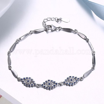 Sterling Silver Link Bracelets STER-BB30389-1