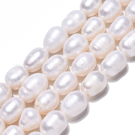 Natural Cultured Freshwater Pearl Beads Strands PEAR-N012-08C-1
