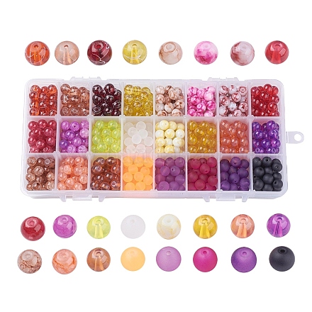 Mixed Style Glass Beads GLAA-JP0001-01-1