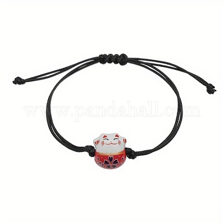 Bracelets de perles tressées en porcelaine JC5821-1-1