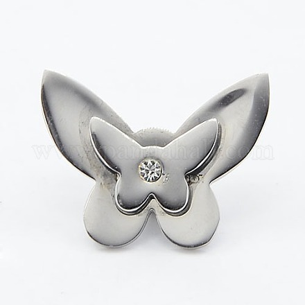 304 Stainless Steel Butterfly Slide Charms STAS-I022-01-1