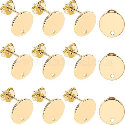 Фурнитура для сережек-гвоздиков из нержавеющей стали 304 STAS-UN0016-76G-1