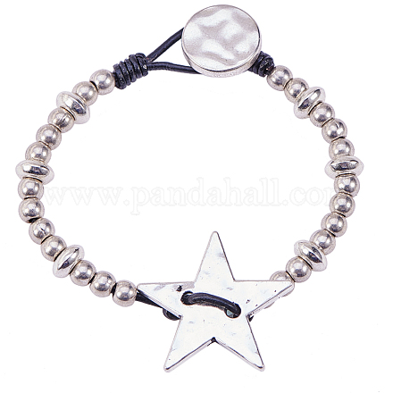 Bracelets en alliage de perles BJEW-Q695-16AS-NR-1