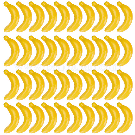 Craspire 40 Stück künstliche Banane AJEW-WH0038-19-1
