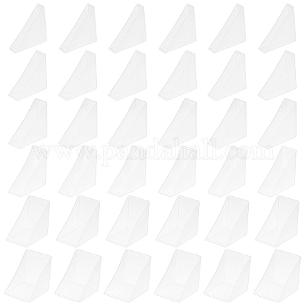 BENECREAT 36pcs 6 Styles PP Triangle Corner Protector FIND-BC0004-98A-1