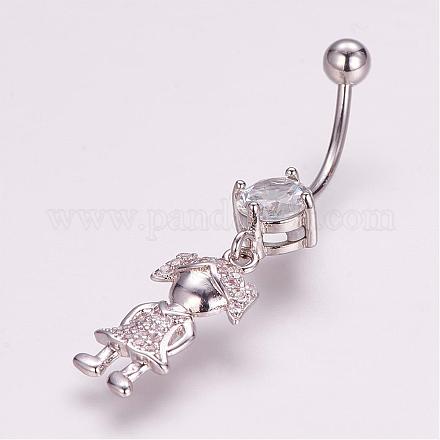 Piercing Jewelry ZIRC-J017-01P-1