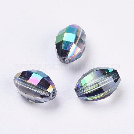Perles d'imitation cristal autrichien SWAR-F056-11x8mm-31-1