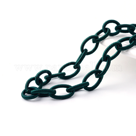 Handmade Nylon Cable Chains Loop NWIR-R034-10-1