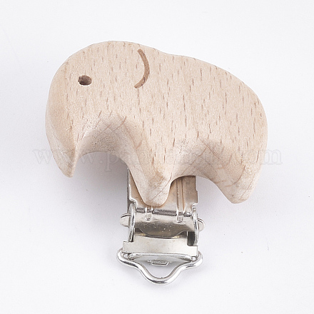 Clip porta ciuccio in legno di faggio WOOD-T015-23-1