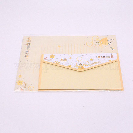 Enveloppes en papier et papiers à lettres DIY-WH0204-24H-1