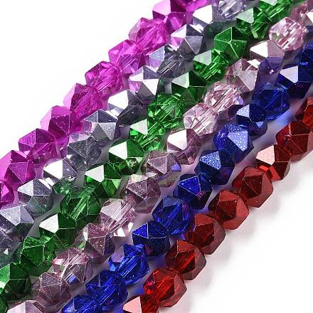 Transparent Glass Beads Strands GLAA-P003-B-1