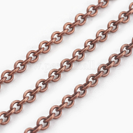 Brass Cable Chains CHC027Y-R-1