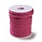 Nylon Twisted Round Cord, for Bag Strap Making, Camellia, 5~5.5mm, about 10.94 Yards(10m)/Roll