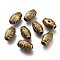 CCB Plastic Beads, Oval, Antique Bronze, 19.5x12mm, Hole: 3mm