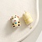 Handmade Porcelain Beads, Chinese Style Twelve Zodiac, with Cartoon Pattern, DIY Accessories, for Bracelet/Necklace and Keychain Decoration, 16x14mm