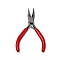 Jewelry Pliers Set, 45# Carbon Steel Pliers, for Jewelry Making, Red, 12.5x5.15x1cm