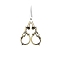 Stainless Steel Scissors, Embroidery Scissors, Sewing Scissors, with Zinc Alloy Handle, Antique Bronze, 110x55mm