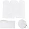 Foldable Kraft Paper Box, Gift Packing Box, Bakery Cake Cupcake Box Container, with Single Face Solid Color Satin Ribbon, White, Unfold: 26x25x0.1cm, Finished Product: 15.5x10.5x8.5cm, 18pcs/set