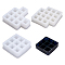 3Pcs 3 Style Checkered Lipstick Storage Box Silicone Molds, Resin Casting Molds, For UV Resin, Epoxy Resin Craft Making, White, 1pc/style