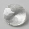 Glass Pendants, Flat Round, Faceted, Clear, 30x13mm, Hole: 1.8mm