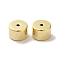 Brass Studs Earrings Findings, Column, Real 24K Gold Plated, 6x4mm, Hole: 0.8mm
