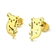 Cute Little Animal Theme 304 Stainless Steel Stud Earrings, Koala, 11x6.5mm