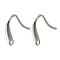 304 Stainless Steel Earring Hooks, DIY Earring Accessories, Stainless Steel Color, 14.5x13.5x3mm, Hole: 1.6mm