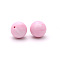 Rondelle Silicone Focal Beads, Pink, 14x8mm, Hole: 2mm