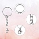 20 шт. Железные брелоки для ключей IFIN-YW0003-40-3