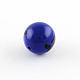 Motif gumball chunky opaque bubblegum je aime la moustache imprimé perles rondes acryliques SACR-Q092-M-3