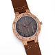 Zebrano Wood Wristwatches WACH-H036-17-3