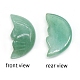 Carveing Face Crescent Moon Natural Indian Agate Display Decorations MATO-PW0001-015J-2