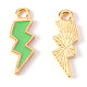 Pendentifs d'émail en alliage&nbsp;LS-ENAM-N054-025G-2