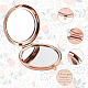 CREATCABIN Compact Mirror Gift for Sister Rose Gold Mini Mirror Makeup Pocket Travel Two-Sided Magnifying Folding for Christmas Valentines Graduation Birthday Gifts 2.6 Inch-I Love You Forever DIY-CN0002-16E-3