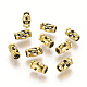 Perles creuses de style tibétain GLF0845Y-1