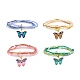 Perles de rocaille en verre bracelets multi-rangs perlés BJEW-JB09072-1