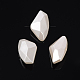 Imitation Pearl Acrylic Faceted Nuggets Beads MACR-O033-01-1