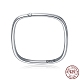 925 квадратное кольцо из серебра с родиевым покрытием RJEW-BB72283-A-10-1